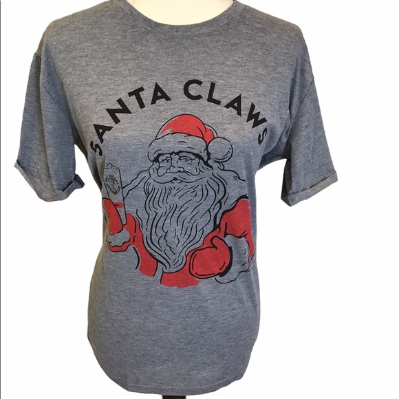 Tops - Santa Claws Tee Shirt - Unisex